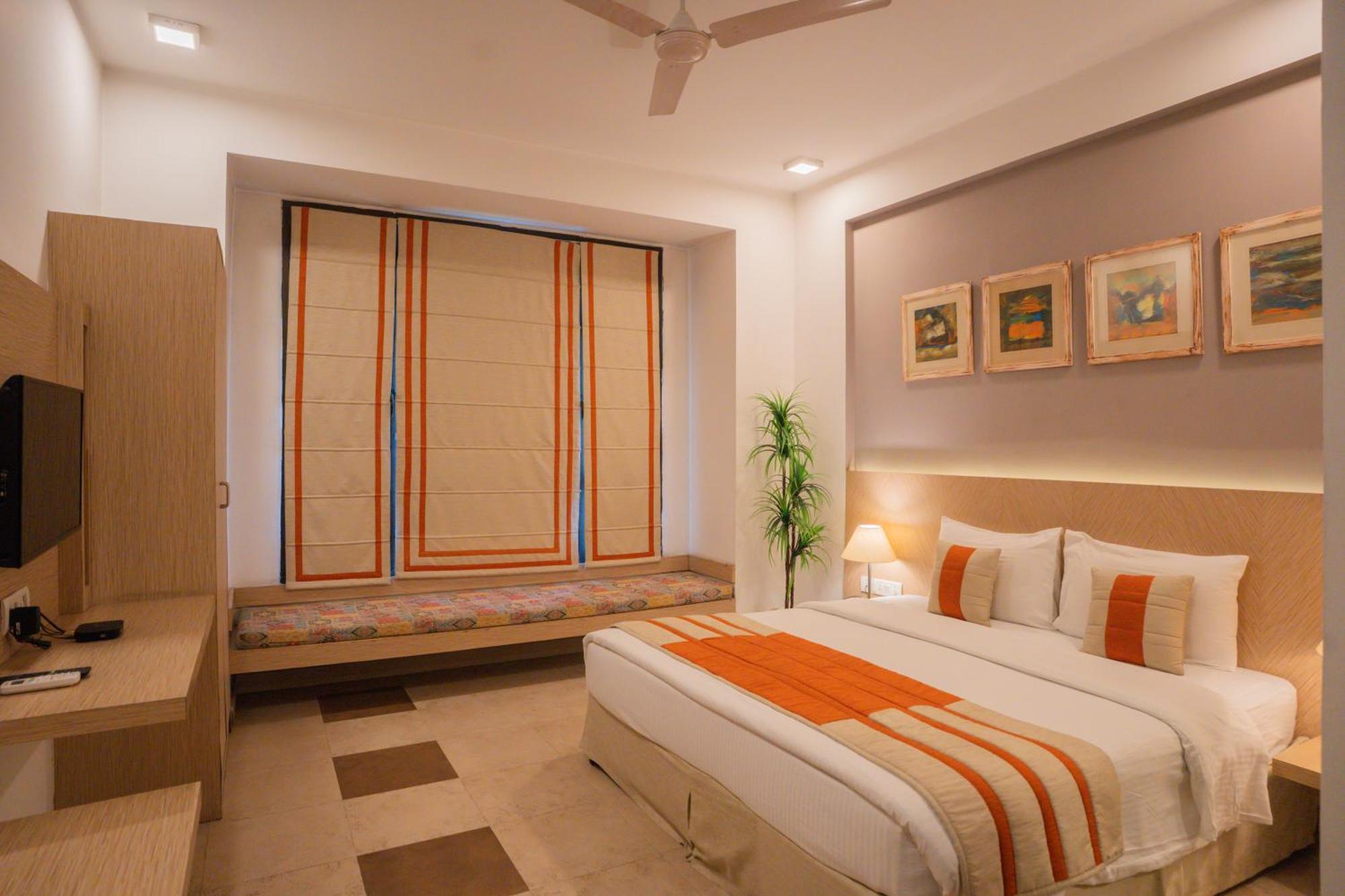 Ahuja Residency Parklane Hotell Gurgaon Eksteriør bilde